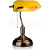 Stolná LED lampa retro E27 žltá VT-7151 (V-TAC)