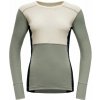 DEVOLD Lauparen Merino 190 Shirt Wmn, Raw White/Fog/Ink - M