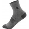 ALPINE PRO 3RAPID 2 Detské ponožky 3 páry KSCZ013 tmavo šedá