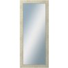 DANTIK - Zrkadlo v rámu, rozmer s rámom 60x140 cm z lišty PRAHA biela (2930)