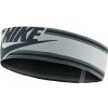 Čelenka Nike M ELASTIC HEADBAND šedá N.100.3550.147
