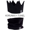 SAY YES SET čelenka korunka a tunel - čierny