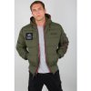 ALPHA INDUSTRIES Bunda MA-1 D-Tec PFDC - tmavo zelená (198116/257)