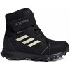 Detské zimné snehové topánky adidas Terrex Snow vysoké čierne, veľkosť 29
