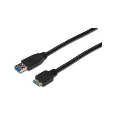 Digitus AK-300116-018-S USB 3.0, USB A - Micro USB B, M / M, 1,8m, černý