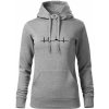 Ekg Jeseníky - Mikina dámská Cape s kapucí - XL ( Tmavosivý melír )