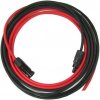 Solárny kábel 6mm2, červený+čierny s konektormi MC4, 20m