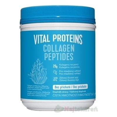 VITAL PROTEINS COLLAGEN PEPTIDES prášok bez príchute 567g