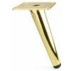 Nábytková nožička DN-707, zlatá lesklá 150mm