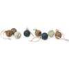 Sada vianočných ozdôb ferm LIVING Marble Baubles S 8-pak 1104267190 viacfarebná