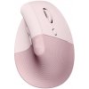 Logitech Lift Vertical ergonomická myš - ružová 910-006478