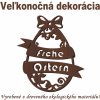 Veľkonočné vajíčko na zavesenie 15 Tmavá