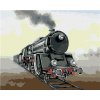 ZUTY Maľovanie podľa čísel STARÁ LOKOMOTÍVA II Rámovanie vypnuté plátno na rám Rozmer 80x100 cm