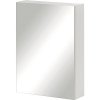 Zrkadlová skrinka bez osvetlenia Möbelpartner Basic 50 x 15,8 x 70 cm biela vysoko lesklá