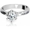Cutie Jewellery Dokonalý prsteň z bieleho zlata so zirkónmi Z6872-1886-10-X-2 58 mm