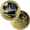 LUDOVKA ATELIER | Exkluzívna kolekcia TITANIC - Pamätný suvenír na počesť slávnej lode | zlatý