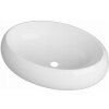 Umývadlo na dosku oválne Granitan OVELO biele