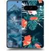 Picasee silikónový čierny obal pre Google Pixel 10 Pro - Monstera Color