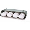 VAJCOPÁD Samospádový box na vajíčka 12 ks Stohovateľný zásobník do chladničky