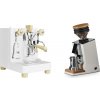Lelit Bianca PL162T V3, white + Eureka Mignon Single Dose, White & Oak