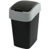 Curver PACIFIC FLIP BIN 25 l čierno/šedý