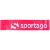 Gumový pás Sportago Stretch Heavy, červený