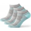 Ponožky Zulu Merino Summer 3-pack Veľkosť ponožiek: 39-42 / Farba: tyrkysová