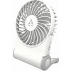 ARCTIC Summair 2Go (Biela) - Nabíjateľný vreckový ventilátor so stojanom (74 hodín výdrže batérie a variabilný