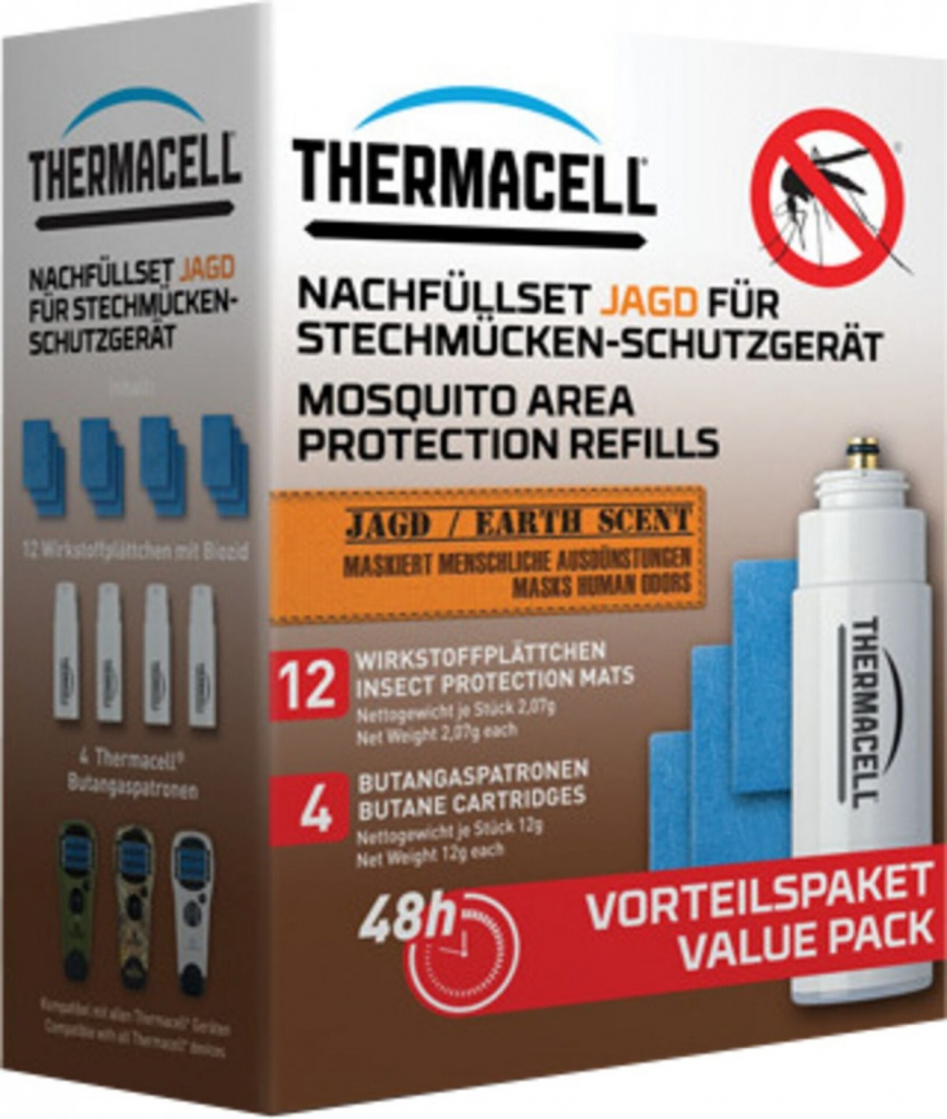 Thermacell Náhradné náplne pre odpudzovače komárov 120 hodín