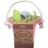 Green Toys Růžový set na písek