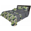 Prehozynapostel Luxusný obojstranný prehoz na posteľ s listovým motívom MARNMH-G20_198 200 x 220 cm