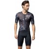 ALÉ Cycling Clothing Alé PR-E Mirror SS skinsuit, Black Veľkosť: XL Aerodynamická cyklo kombinéza