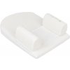 Kikka Boo Polohovacia podložka z pamäťovej peny klinová Airknit White