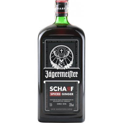 Jägermeister Scharf Hot Ginger 33% 1 l (čistá fľaša)