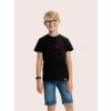 CityZen - XICHTY Detské tričko MATYÁŠ čierne s potlačou PUPO 140–146