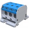 Univerzálna svorka SIMBLOCK STB 50-3 modrá Al/Cu 3x50mm2 jednopólová, 6 otvorov