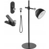 EMOS | LED Stmievateľná nabíjacia stolná lampa magnetická 4v1 LED/4,2W/3,7V 4000K čierna | EMS1180