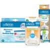 DR.BROWN’S Fľaša dojčenská sklo 270ml+Cumlíky na fľašu level-2 2ks+Vrecká na sterilizáciu fliaš 5ks 8586020673858
