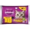 Whiskas v omáčke s kuracím mäsom s kačacím mäsom s hydinou s morčacím mäsom 8 x 85 g