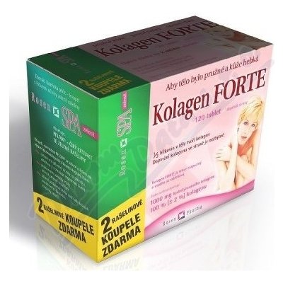 RosenPharma Rosen Kolagen Forte tabliet 120+2 RosenSpa zel.koupel