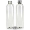 Plastová fľaša, recyklovaná, hliníkový vrchnák, 250 ml