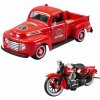 Maisto Harley-Davidson Custom 1948 Ford F-1 Pick up + 1936 EL Knucklehead 1:24