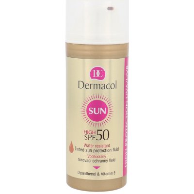 Dermacol Sun tónovací vodeodolný pleťový fluid SPF50 50 ml