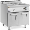 Bain-marie - 6000 W - 2 x GN 1/2 - 2 x GN 1/3 - vodovodná batéria - podstavná skriňa (80 x 73 cm) - Royal Catering RCEBM-80/700C
