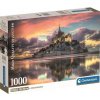 Úžasný Mont Saint-Michel HQC 1000ks puzzle s plagátom - Clementoni