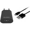 Nabíjačka do siete GoGEN ACH 103 MC, 1x USB 1 A + microUSB kábel 1 m ČIERNA (GOGACH103MCB)