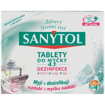 Sanytol tablety do myčky 4v1 40 ks