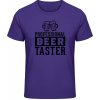 Akciové Gildan Soft-Style Tričko - Nápis - Profesionálny ochutnávač Piva - Purple - M - Pánske