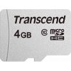 TRANSCEND MicroSDHC karta 4GB 300S, Class 10, bez adaptéru