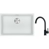 Súprava granitový drez Franke Maris 125.0687.259, kuchynská batéria Franke Lina 115.0626.020